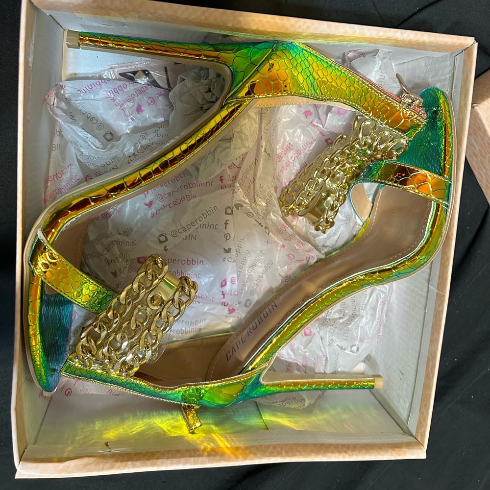 Iridescent Mermaid Heels